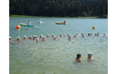 EAU LIBRE LAC 1er DEFI  DU LAC GENIN